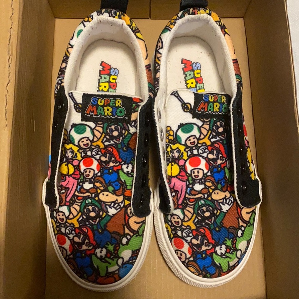 Super mario kids shoes